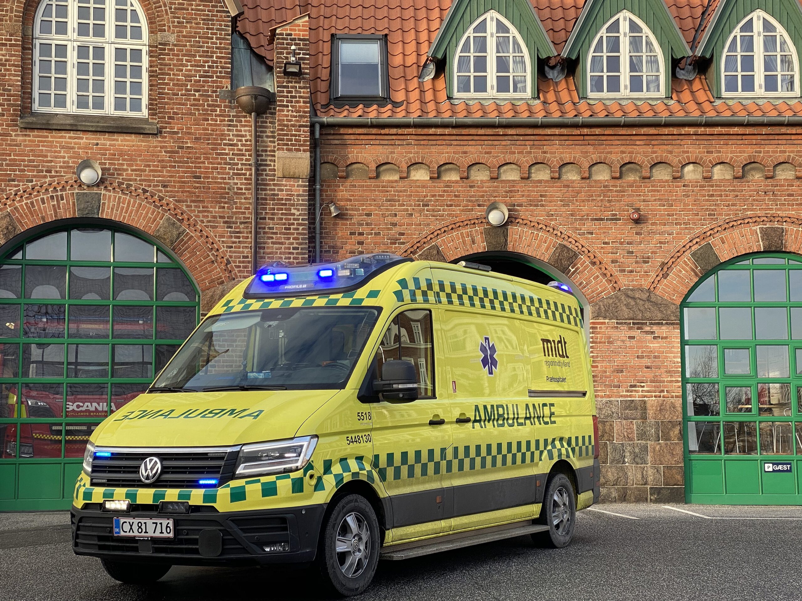 Region Midt ambulance